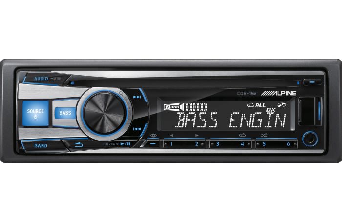 Alpine Radio CDE-152 1 Din CD/USB/AUX